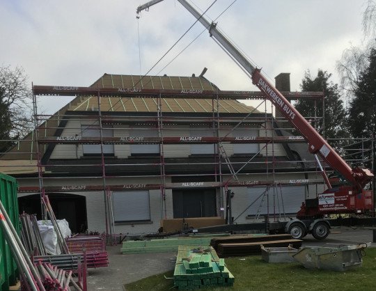 Herstellen van daken Buggenhout, Oost-Vlaanderen