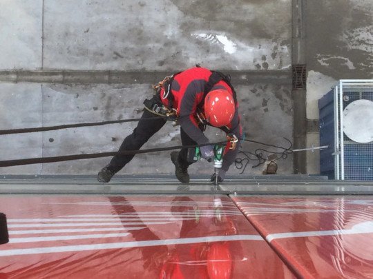 Werken op hoogte Blankenberge, West-Vlaanderen