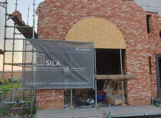 Siermetselwerk Houtem, West-Vlaanderen