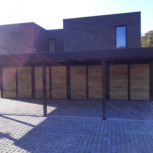 Carport in staal Bree, Limburg
