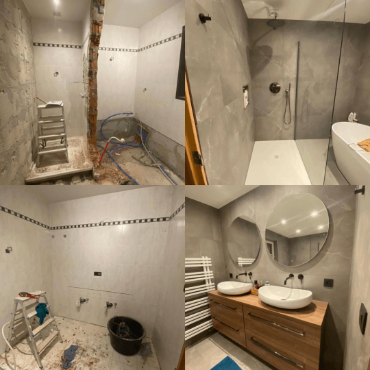 Totale badkamerrenovatie Wijnegem, Antwerpen