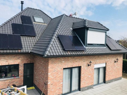 Duurzame energiebronnen in huis Melsele (Beveren), Oost-Vlaanderen