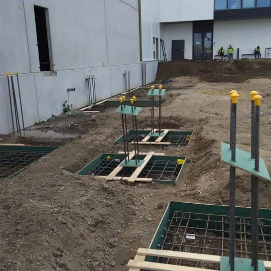 Grondwerken voor nieuwbouw Beringen, Limburg