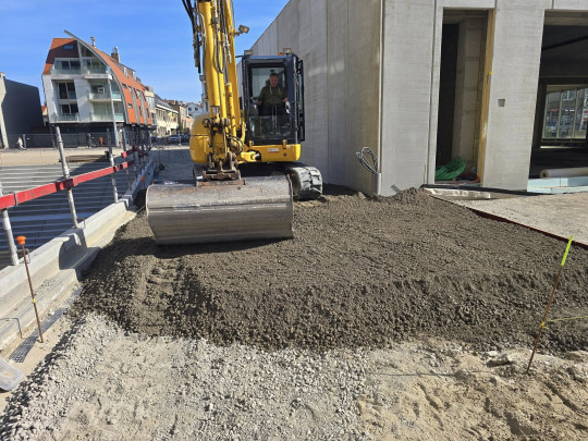 Opritten aanleggen Roeselare, West-Vlaanderen