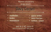 Schrijnwerkerij Davy Corten, Scherpenheuvel-Zichem