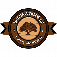 Massieve eiken tafel - Boomstamtafel, Oudenaarde